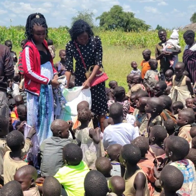 Distributing seeds and tools
