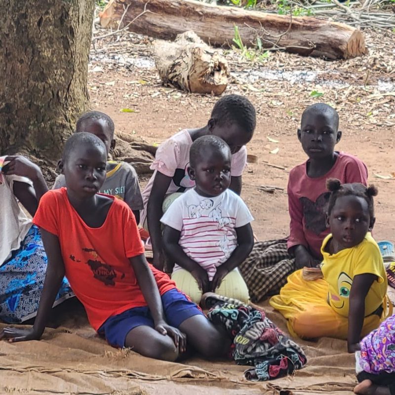 A hopeful young girl in school